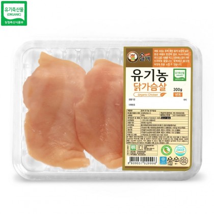 유기농 닭가슴살 (300g*2) 작은이미지 1